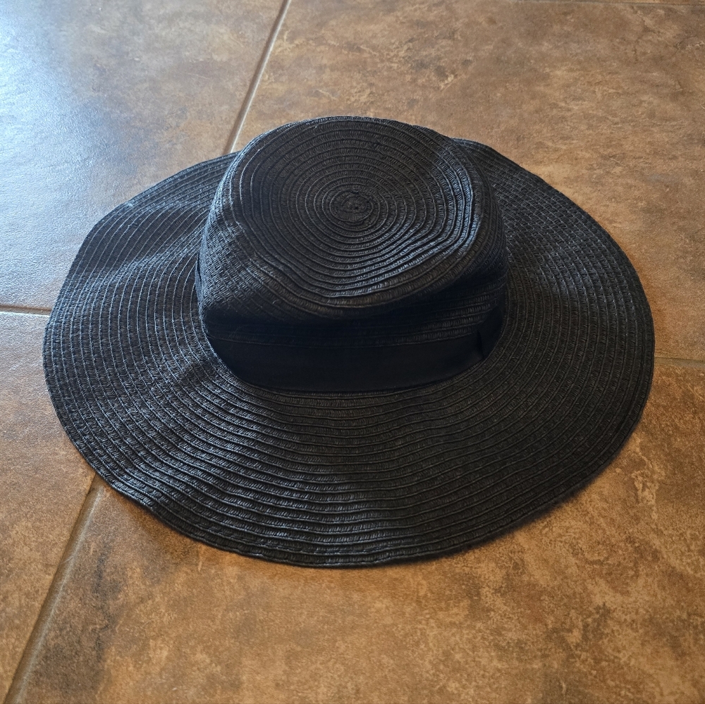 Black | ABG ACCESSORIES | Floppy Beach Hat